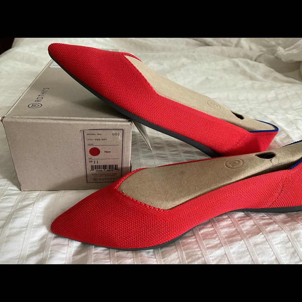 Rothy’s Flame point size 11